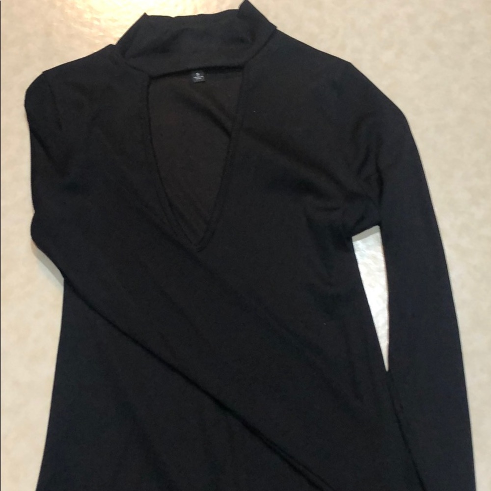 Black turtleneck with cutout!